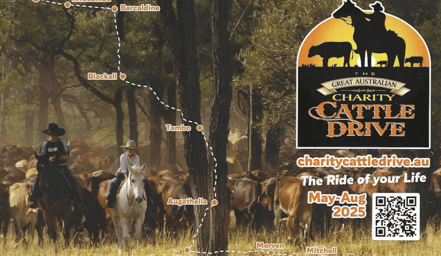 Great Aussie Charity Cattle Drive fundraising off to a gallop
