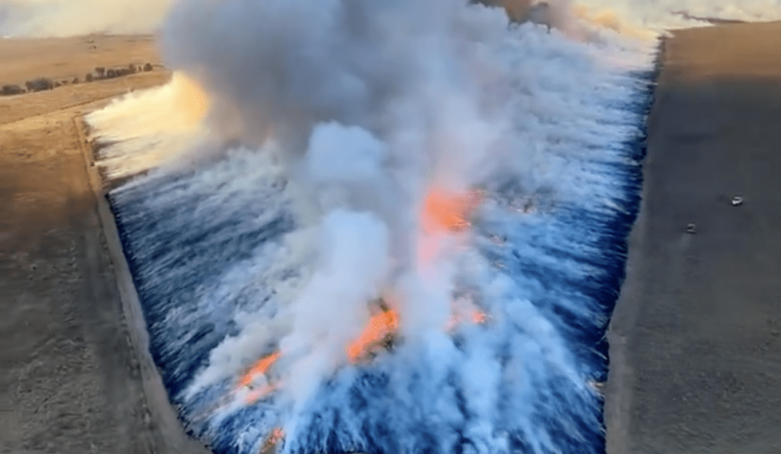 Video: Fighting fire with fire at Tipperary