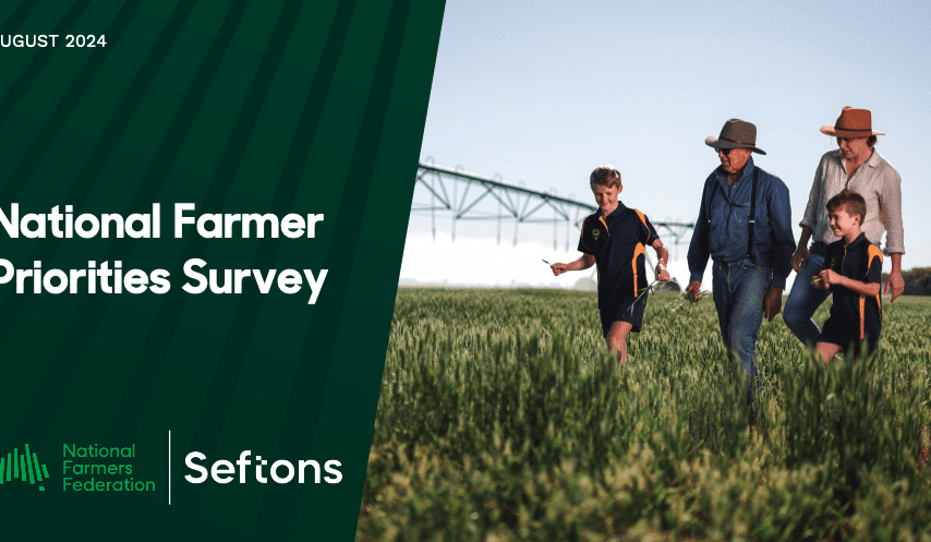 Farmer survey reveals dwindling confidence in Federal policy