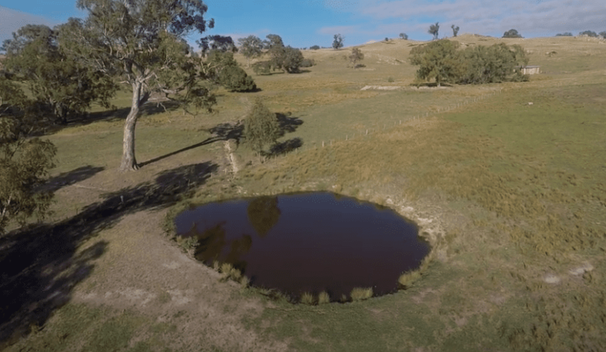 A simple way to measure farm dam depth + VIDEO
