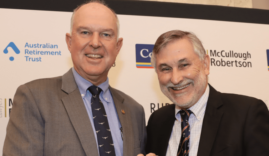 Peter Lewis Inducted into Rural Press Club of Queensland Hall of Fame