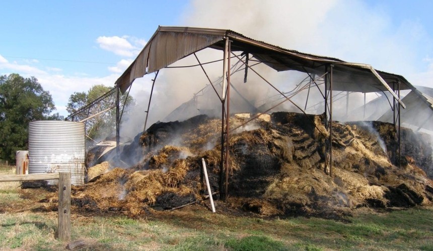 Understanding the science behind hay fires