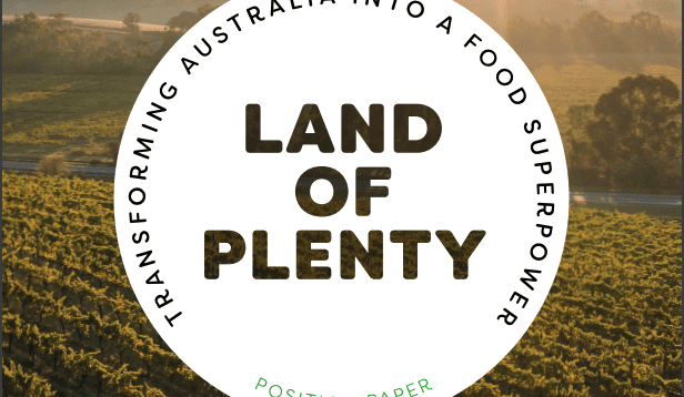 NFF backs new report: Australian food system at tipping point
