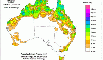 Weekly rainfall update + rainfall outlook 28 January 2025