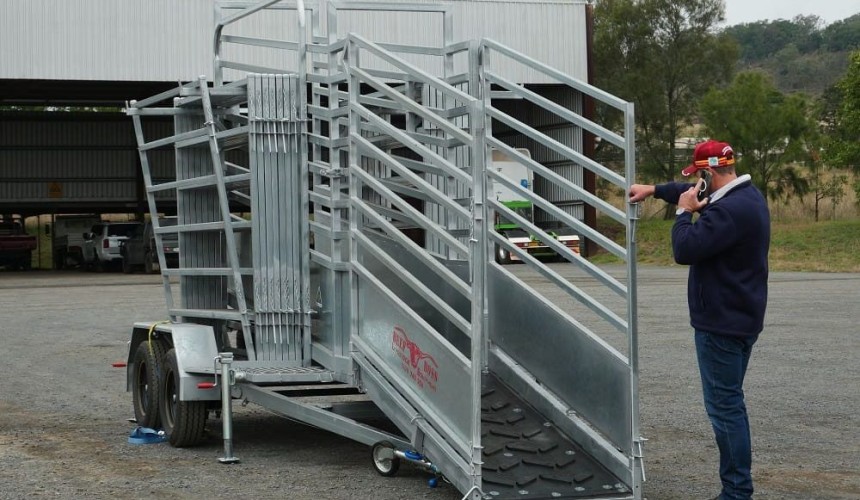 The new portable yards livestock transporters do not want to use