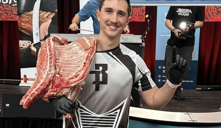 Young Toowoomba butcher bound for World Butcher Wars final in London + VIDEO