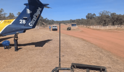CareFlight airlifts woman injured in cattle yard incident