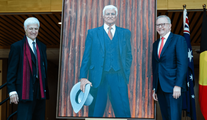 Bush Battles, big dreams and a mother’s legacy: The story behind Katter’s portrait