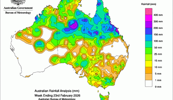 More heavy falls across parts of northern & central Australia