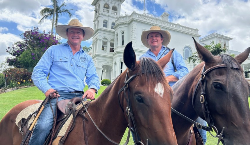 Vice-regal launch for outback charity cattle drive