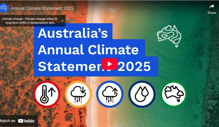 Bureau of Meteorology releases Annual Climate Statement 2025