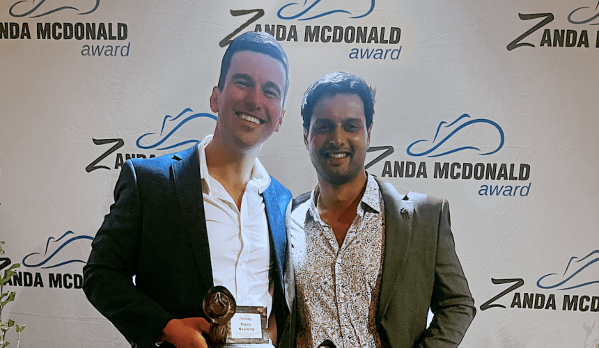 Bryce Neyland and Karn Dhaliwal Named 2026 Zanda McDonald Award Winners