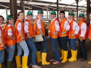 Ten women visited Indonesia as part of the Influential Women's tour of the supply chain last week. The tour included five pastoralists and was an industry first. Photo: Supplied by Simply Smiling Photograph