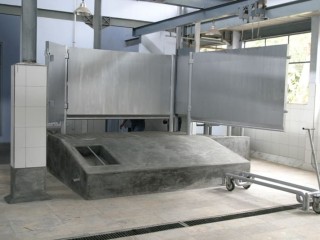 An Australian designed and funded restraining box used in Indonesia.