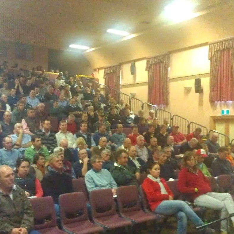 Part of the big audience attending yesterday's Naracoorte PCAS workshop