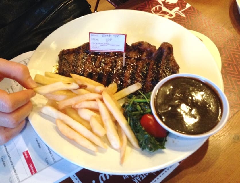 Holy Cow restaurant Indonesia steak