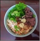 Beef and dried noodle