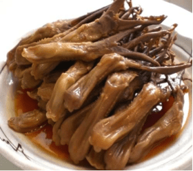 Roasted duck tongue