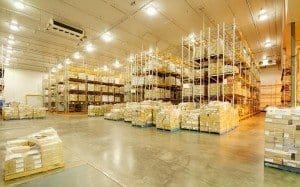 Cold storage in the new Woolworths Lavereton facility