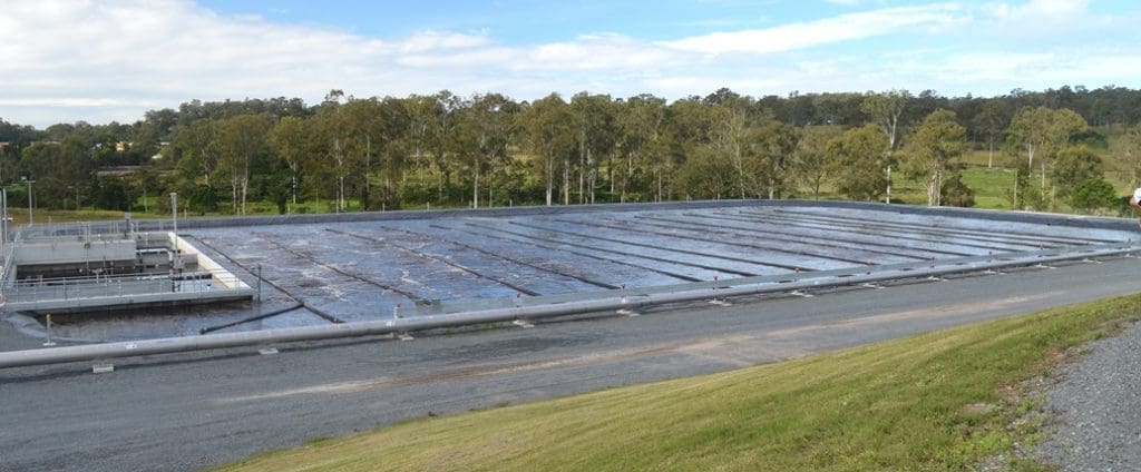 Waste water treatment facility at Teys Beenleigh