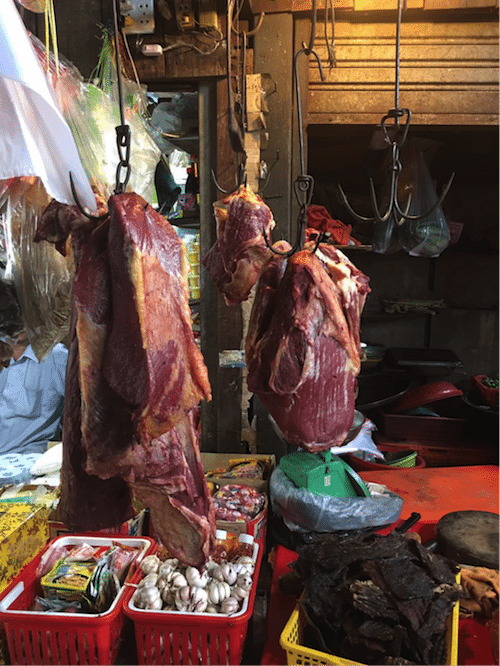 Pnom Penh wet market