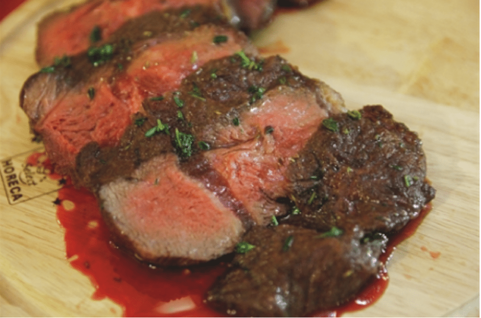 This delicious looking steak is an from a press article describing a new steak house in Hanoi logically called “Hanoi Steak”. Marinated in sea salt, fresh herbs, pepper and French wine for two hours before being grilled on charcoal. Makes my mouth water!