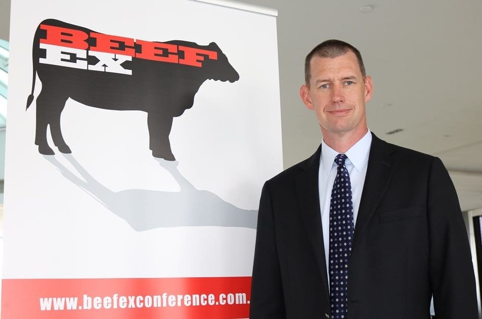The REDI system was showcased at the recent Australian Lot Feeders Association BeefEx Conference on the Gold Coast by its designer, veterinarian Dr Brad White, of Kansas State University