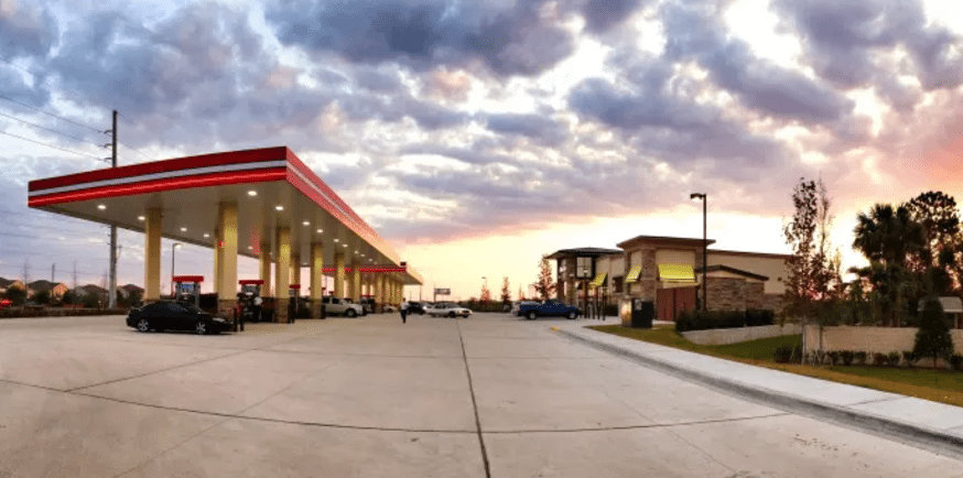 Petrol station