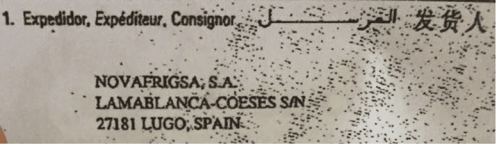 Spain notice